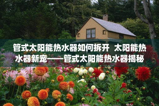 管式太阳能热水器如何拆开  太阳能热水器新宠——管式太阳能热水器揭秘其工作原理、优缺点及选购技巧