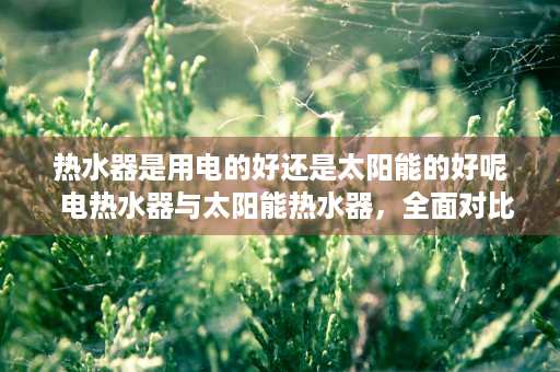 热水器是用电的好还是太阳能的好呢  电热水器与太阳能热水器，全面对比，揭秘两者优劣，助您选择最佳热水器！