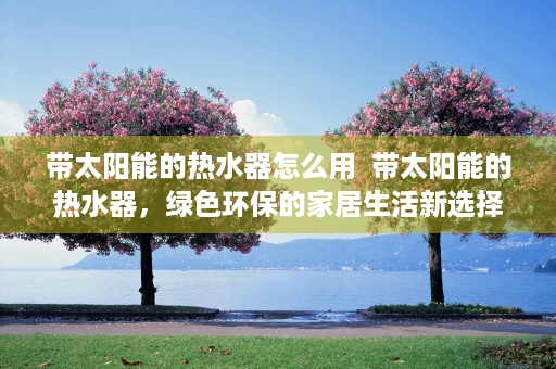 带太阳能的热水器怎么用  带太阳能的热水器，绿色环保的家居生活新选择