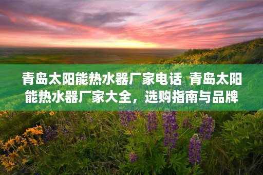 青岛太阳能热水器厂家电话  青岛太阳能热水器厂家大全，选购指南与品牌推荐