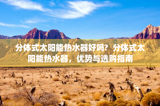 分体式太阳能热水器好吗?  分体式太阳能热水器，优势与选购指南