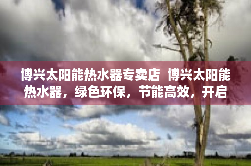 博兴太阳能热水器专卖店  博兴太阳能热水器，绿色环保，节能高效，开启家庭热水新时代