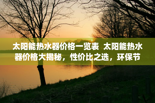 太阳能热水器价格一览表  太阳能热水器价格大揭秘，性价比之选，环保节能新潮流