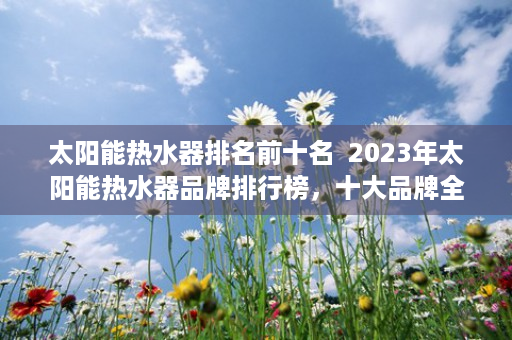 太阳能热水器排名前十名  2023年太阳能热水器品牌排行榜，十大品牌全面解析，助力您的家居节能环保选择