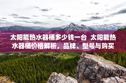 太阳能热水器桶多少钱一台  太阳能热水器桶价格解析，品牌、型号与购买指南