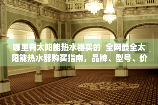 哪里有太阳能热水器买的  全网最全太阳能热水器购买指南，品牌、型号、价格大揭秘！