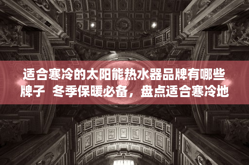 适合寒冷的太阳能热水器品牌有哪些牌子  冬季保暖必备，盘点适合寒冷地区的太阳能热水器品牌！