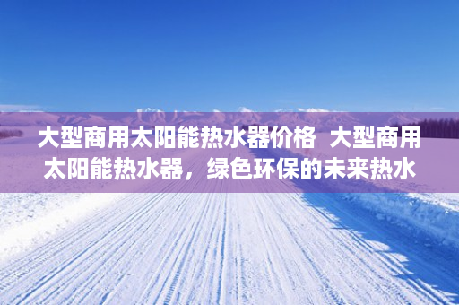 大型商用太阳能热水器价格  大型商用太阳能热水器，绿色环保的未来热水解决方案