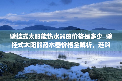 壁挂式太阳能热水器的价格是多少  壁挂式太阳能热水器价格全解析，选购攻略与性价比分析