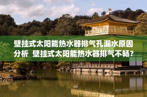 壁挂式太阳能热水器排气孔漏水原因分析  壁挂式太阳能热水器排气不畅？揭秘原因及解决方法