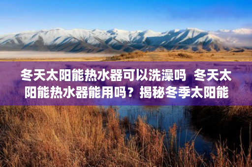 冬天太阳能热水器可以洗澡吗  冬天太阳能热水器能用吗？揭秘冬季太阳能热水器的使用与维护