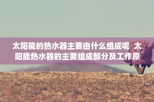 太阳能的热水器主要由什么组成呢  太阳能热水器的主要组成部分及工作原理详解