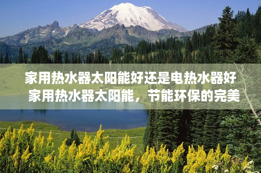 家用热水器太阳能好还是电热水器好  家用热水器太阳能，节能环保的完美选择，安装与维护指南