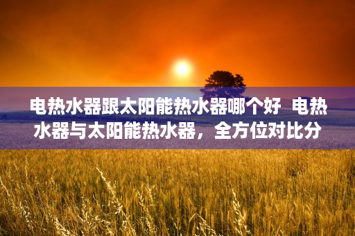 电热水器跟太阳能热水器哪个好  电热水器与太阳能热水器，全方位对比分析，帮你选择最合适的热水器！